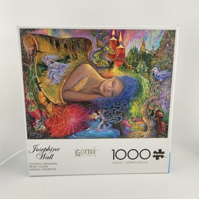 New Sealed Buffalo ''Colorful Dreaming'' J.Wall Glitter Edition 1000 pc puzzle