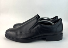 Hotter Alder Mens Leather Shoes Comfort Concept Slip on Black UK 10