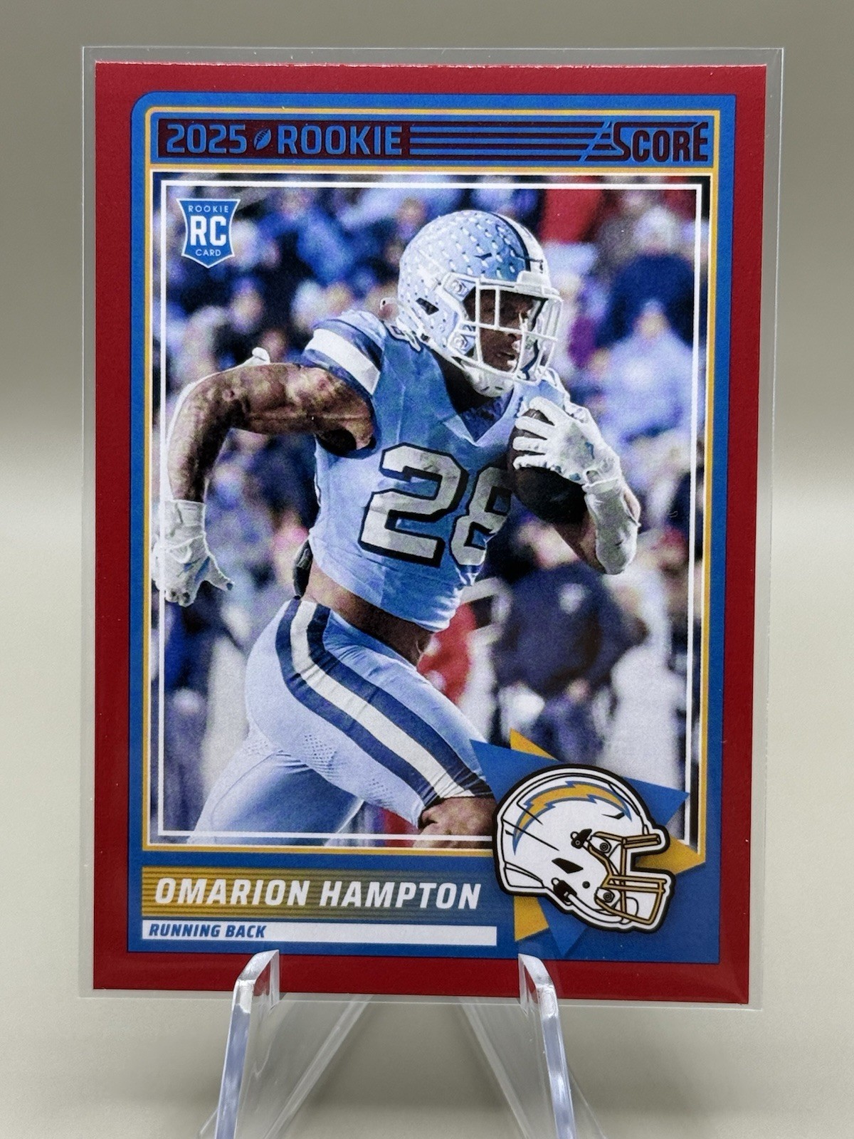 2025 Score - Rookies Omarion Hampton #37 Red (RC)