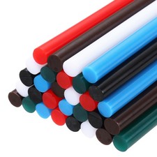 30pcs Mini Hot Glue Gun Sticks 4-inch x 0.28-inch for Glue Gun, 6 Colors 0.33 per stick