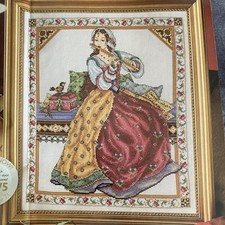 Joan Elliott renaissance historical lady Cross Stitch Chart