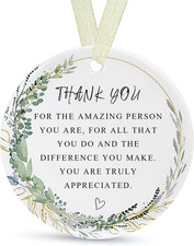 Thank You Ornament 2025,Thank You Gifts for Women,Teacher Appreciation Gifts for