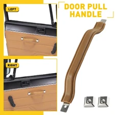 For 1976-1986 Jeep CJ-7 Interior Car Door Pull Handle Tan Front Left & Right New