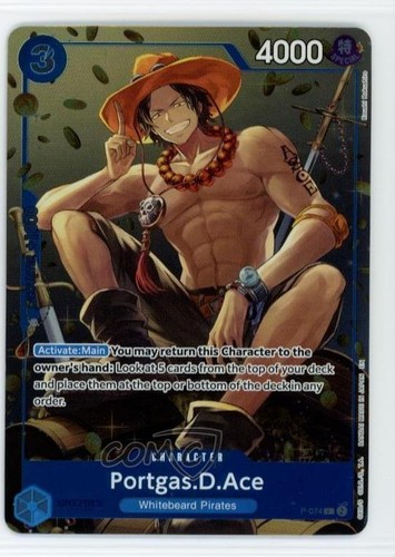 2022-Current One Piece Card Game: Promos English PortgasDAce #P-074
