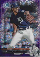 2017 Bowman Chrome Prospects Purple Shimmer Refractors #BCP189 Adam Ravenelle