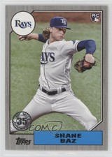 2022 Topps Series 2 1987 Topps Baseball Black /299 Shane Baz #87TB-33 yk0