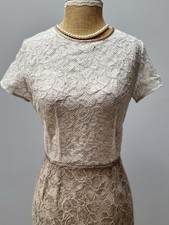 Next Lace Dress Size 10 . Colour White/beige. New With Tags
