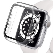 Tempered Glass Cover for Apple Watch 10 42Mm 46Mm Matte Hard PC Bumper Screen Pr