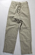 Dockers K-1 Cramerton Army Cloth Button Fly Officer Chino 27 Made In USA
