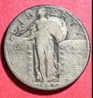 1927D US Standing Liberty SILVER Quarter! "Denver" Mint! Lower Mintage!