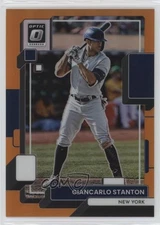 2022 Panini Donruss Optic Orange Prizm 57/125 Giancarlo Stanton #136 e6p