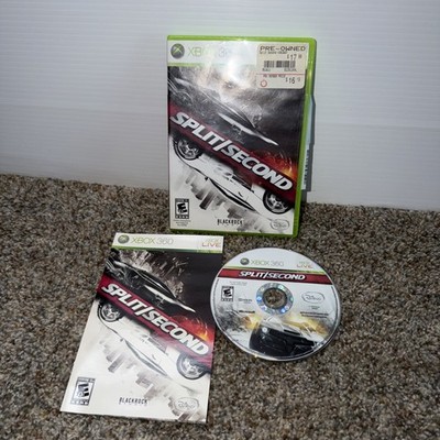 Split/Second (Microsoft Xbox 360, 2010) Complete W/ Manual CIB Tested