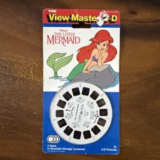 1991 Disney The Little Mermaid View-Master 3D Reels New In Package