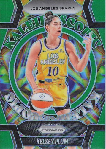 2025 Panini Prizm WNBA #3 Kelsey Plum Kaleidoscopic Green Prizm