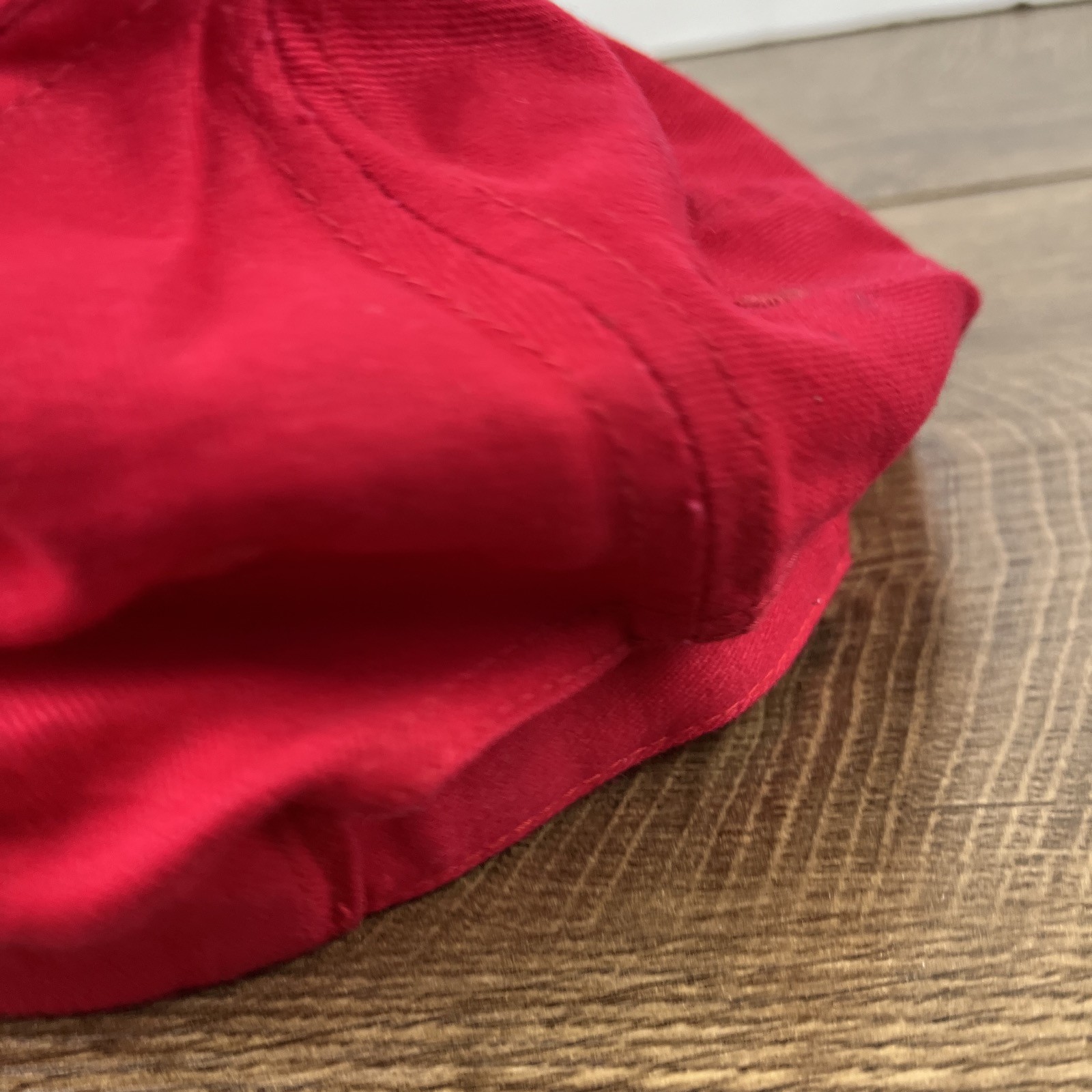 Plain Red Hat Baseball Cap Red Adjustable Basebal… - image 6