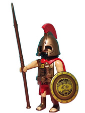 PLAYMOBIL FIGUR GRIECHISCHER SPARTANISCHER SOLDAT GRIECHISCHE SPARTANER PERSE...