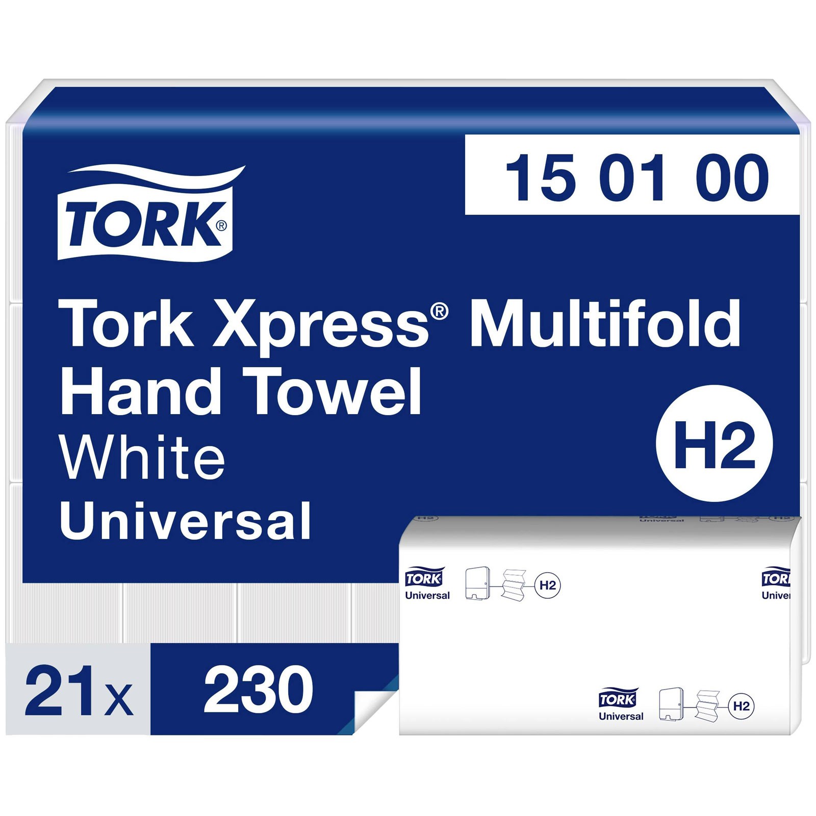 Tork Xpress Paper Towels 21 Pieces White Economical Universal Quality