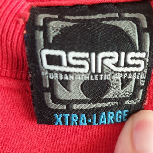 Osiris 90s Sweatshirt Retro Embroidered Logo Red Size Extra Large in VGC - Imagen 6 de 18