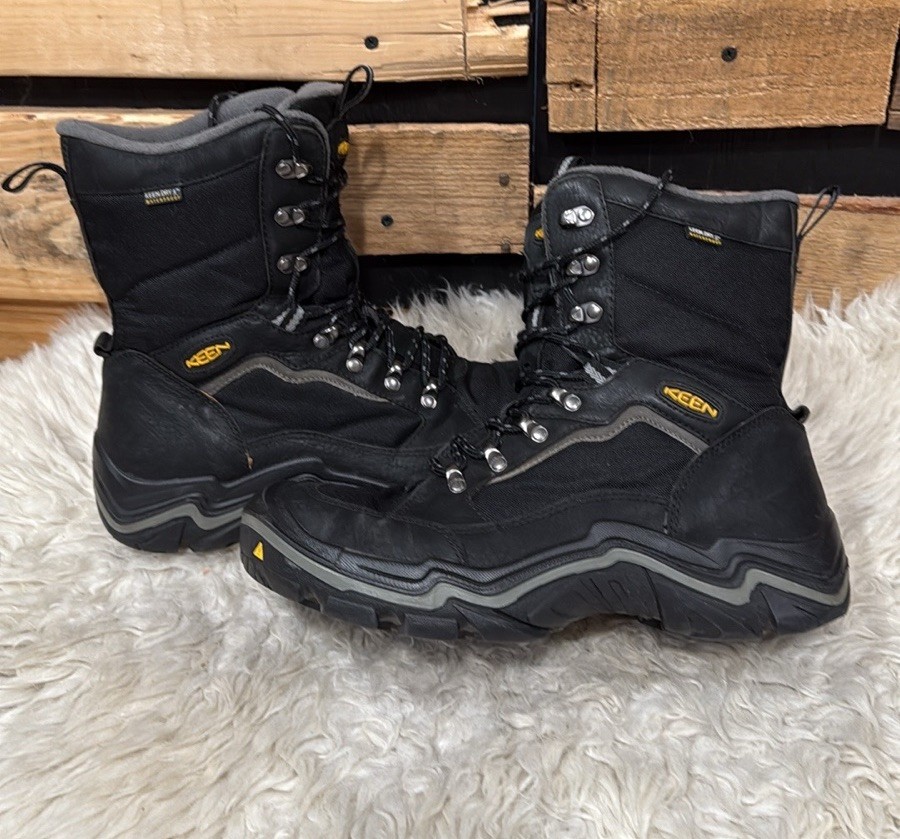 Stivali invernali Keen uomo Durand Polar 400 grammi uomo 10 5 nero gargoyle 40F ecc.