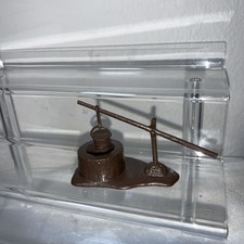 MARX ALAMO  FORT APACHE ACCESSORY - UNBROKEN TAN HP DIPWELL - HTF. T7