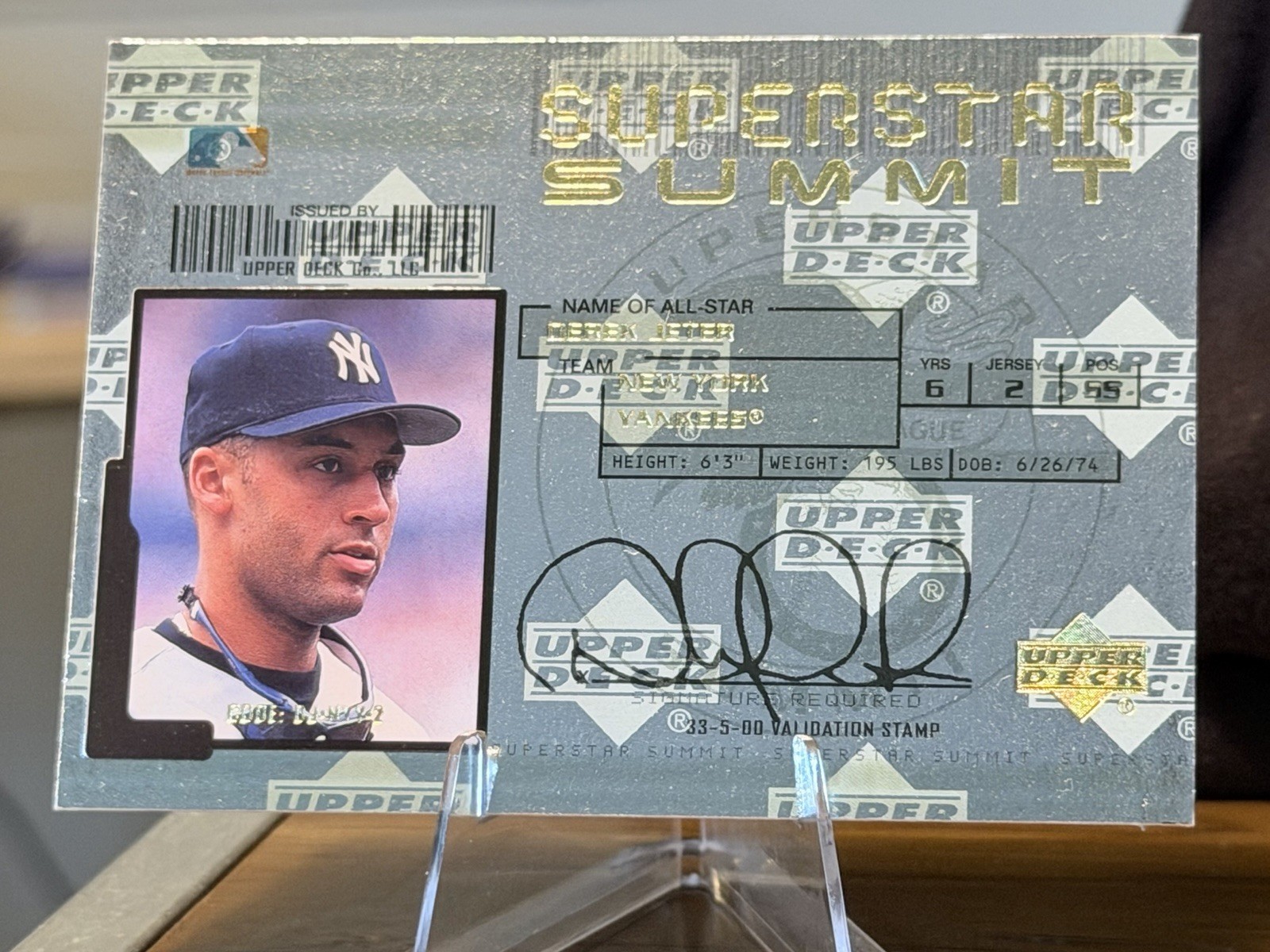 2001 Upper Deck - Superstar Summit Derek Jeter #SS1 Yankees