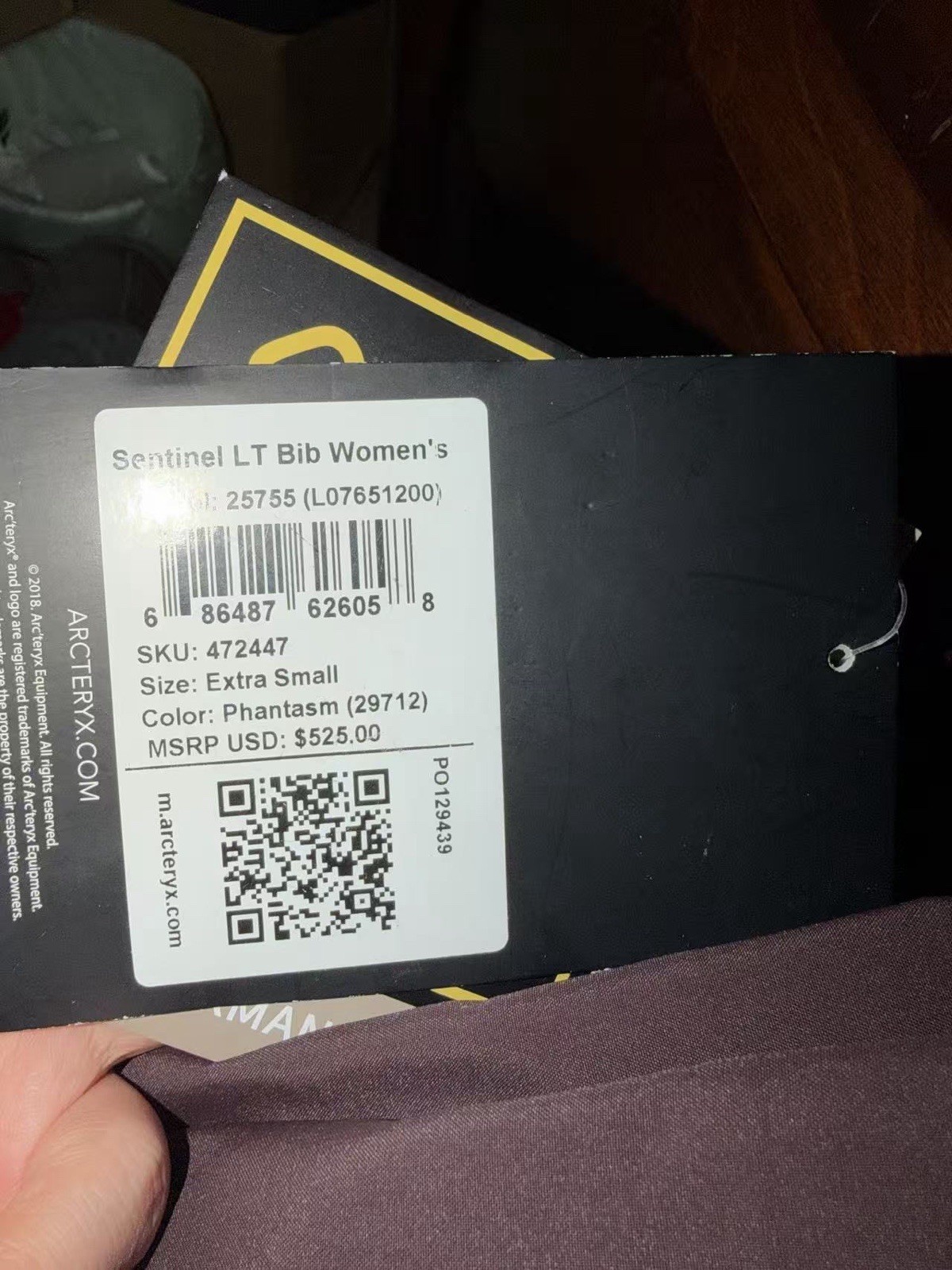 Arc’teryx Sentinel LT Bib Pants Women’s XS Phantasm Gore-Tex Pro NWT $525 thumbnail 5