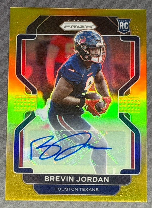 2021 Brevin Jordan 5 Card RC Lot!  PSA, Gold Auto, Cracked Ice & More! view 3