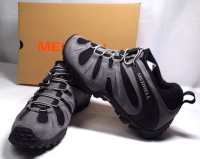 Merrell Men's Chameleon 8 Stretch Charcoal Hiking Shoes