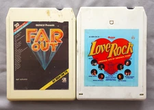 Ronco 8-Track Tape Lot: Far Out + Love Rock.