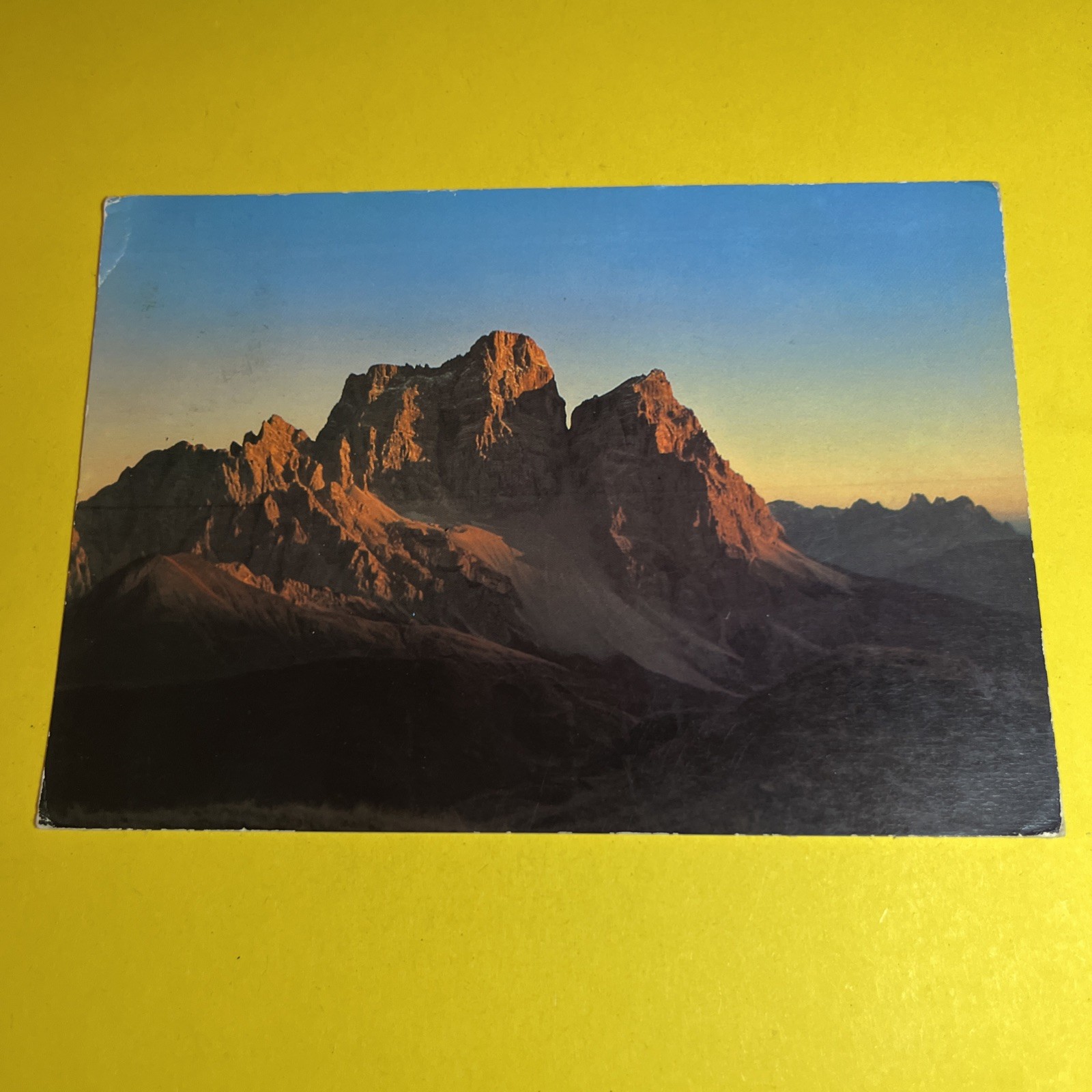 DOLOMITI MONTE PELMO VERSANTE NORD OVEST - CARTOLINA VIAGGIATA - COLLEZIONE