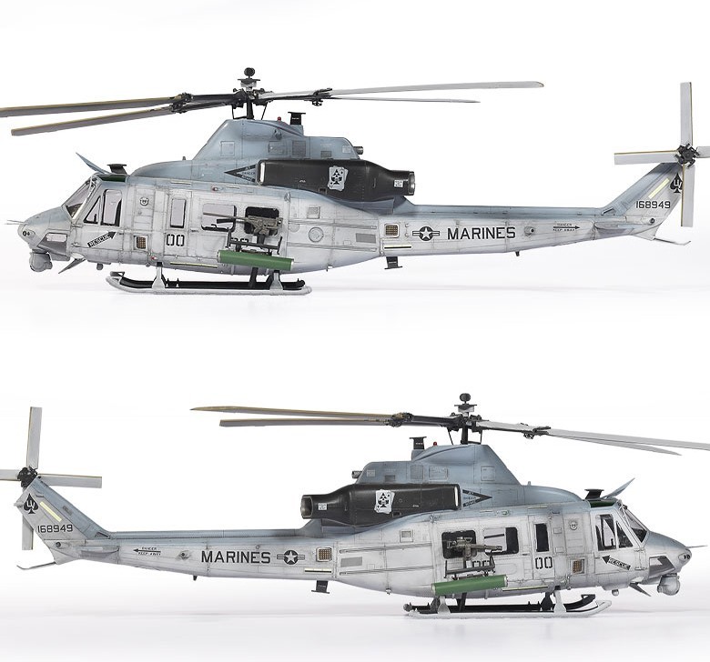 Academy 1/35 USMC UH-1Y Venom US Marine Helicoptor Huey Plastic
