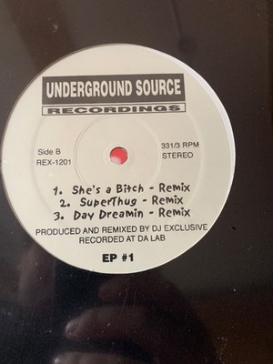 DJ Exclusive EP #1 Vinyl Remixes Hip-Hop Underground Source