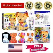 Creative Dog Lamp Painting Kit - Perfect Arts  Crafts Gift for Kids 3-12