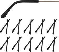 Anti-Slip Silicone Eyeglass End Tips 10 Pairs Eyeglasses Replacement Temples