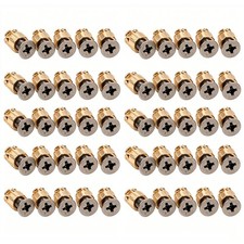 10-50x Expansion Metal Hinge Dowel Inserts with Screw For Door Hinge Repair