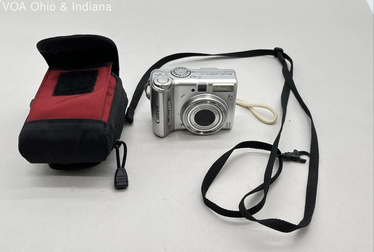 Canon PowerShot A570 IS With Auto Focus Digital Cameras for sale
