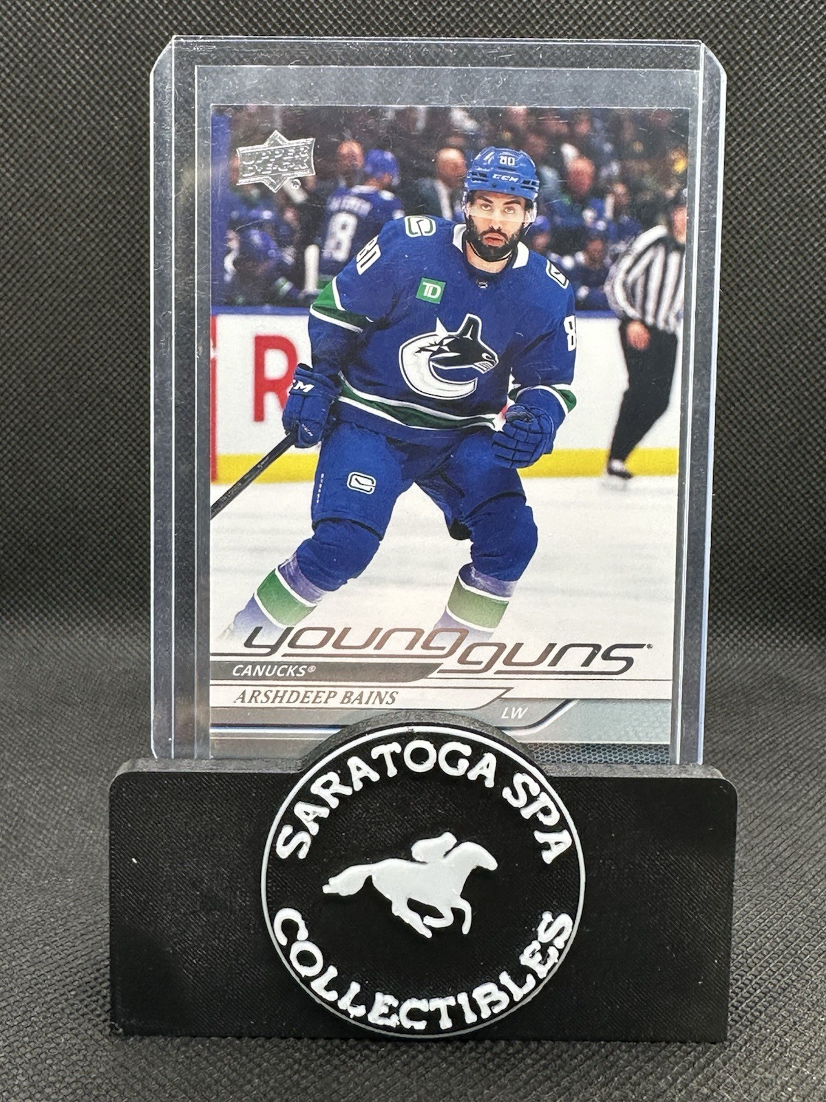 2024-25 Upper Deck Series 1 Young Guns Arshdeep Bains # 231 Vancouver Canucks
