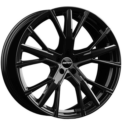 ALUFELGE GMP GUNNER FUR AUDI Q6 GF 2024 10X22 5X130 GLOSSY BLACK YNW