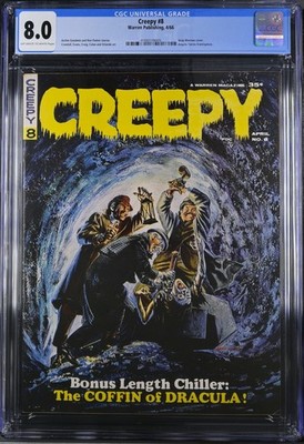 Creepy #8 (Warren Publishing April 1966) Gray Morrow Cover CGC 8.0