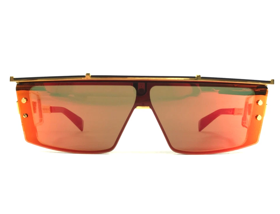 Gafas de sol Balmain WONDER BOY III BPS-127C-145 GLD-ROD doradas rojas marcos rectangulares Foto 2 de 4