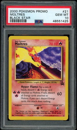 Moltres graded PSA 10 for sale on eBay