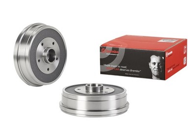 2x Bremstrommel ESSENTIAL LINE - With Bearing Kit BREMBO 14.E310.50 für RENAULT