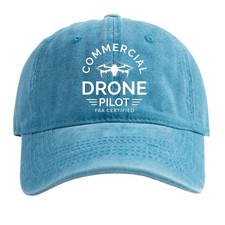 FAA Certified Commercial Drone Pilot UAV Operator Cotton Baseball Hat