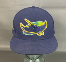 New Era Fitted Tampa Bay Devil Rays 2020 World Series Hat Cap Navy Size 8