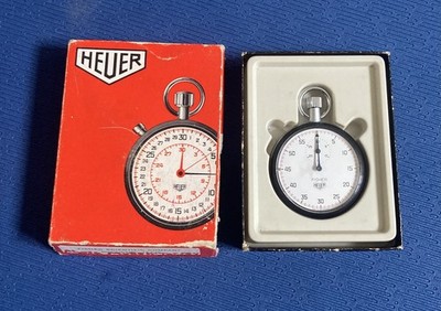 HEUER FISHER Stopwatch in original box