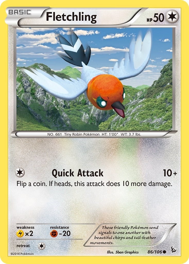 MP - Fletchling FLF - 86/106 XY - Flashfire