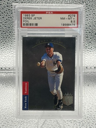 1993 SP #279 Foil Derek Jeter Rookie Card PSA 8.5 NM-MT+ Yankees Legend