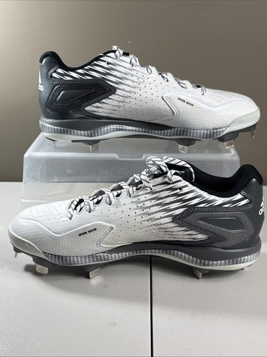 NEU Adidas PowerAlley 3 Baseball Stollen Herren US 11,5 Litestrike Eisenhaut schwarz grau - Bild 3 von 20