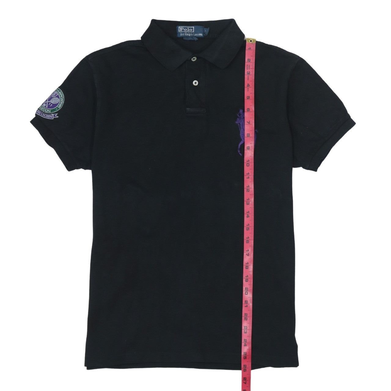 Polo Ralph Lauren Black Polo Mens M image 6