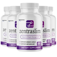 Zentralism Capsules, Weight Management Support Supplement - 5 Bottles